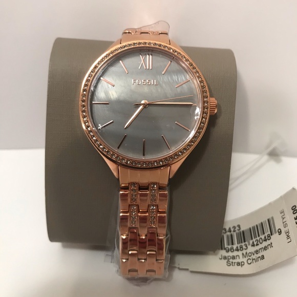 Fossil Accessories - Fossil Suitor Rose Gold-Tone Stainless Steel Watch